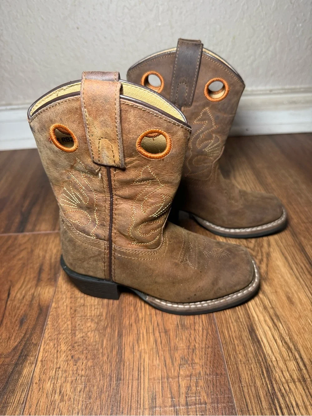 Real Leather Masterson Kids Cowboy Boots 10
